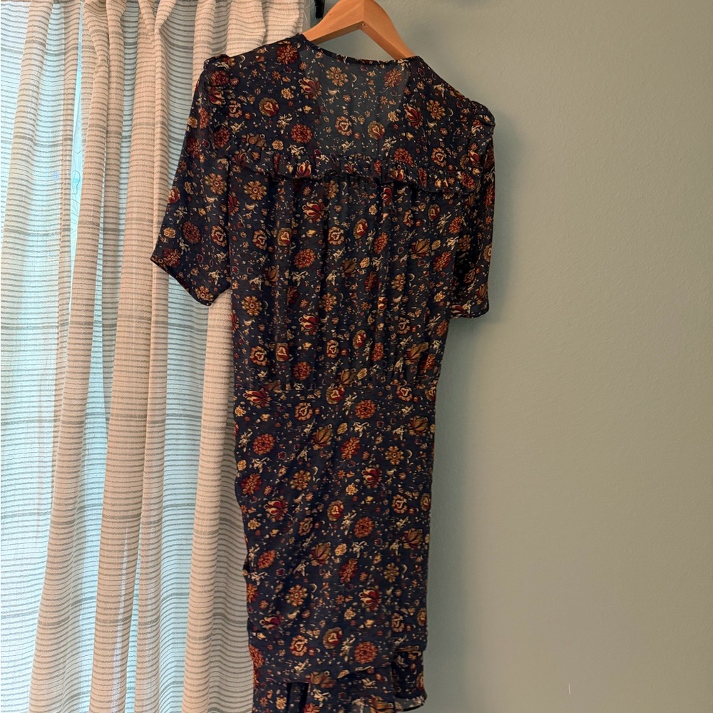 Veronica Beard Dakota mini dress navy blue size 6 women’s - Picture 4 of 6